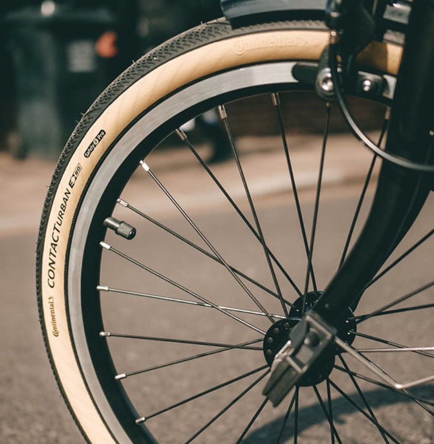 Brompton 16 x 1.35 Continental contact urban cream-wall foldable